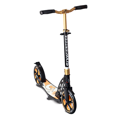 SIX DEGREES Trottinette enfant 2 roues évolutive pliable aluminium 230/215 mm gold