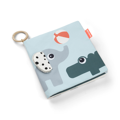 Done by Deer ™ Tummy Time livre en tissu Deer Friends , coloré