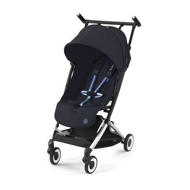 Image of cybex GOLD Passeggino leggero Libelle argento Blu scuro059