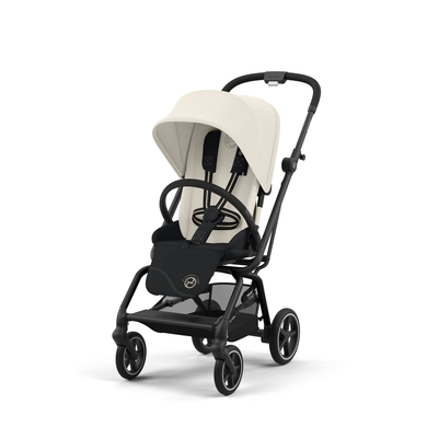 cybex GOLD Black Eezy S Twist+ 2 barnvagn Canvas White