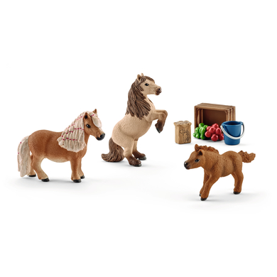 schleich® Figurine famille mini-shetlands Horse Club 41432