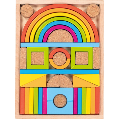 goki Set di mattoncini colorati