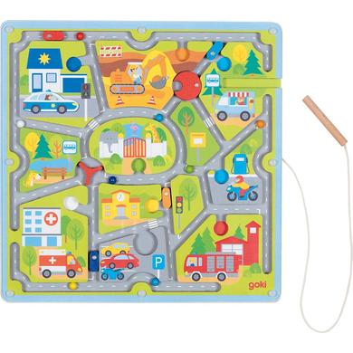 goki Labyrinthe magnétique Petite ville