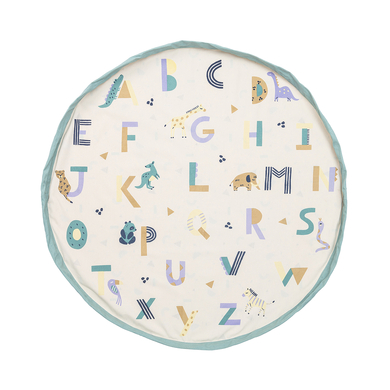 play&go® Spielmatte 2-in-1 Animal alphabet ⌀ 140 cm