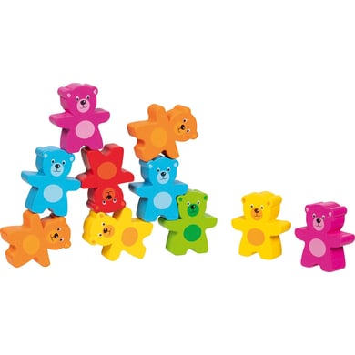 goki Jeu d'empilage Bande d'ours colorés
