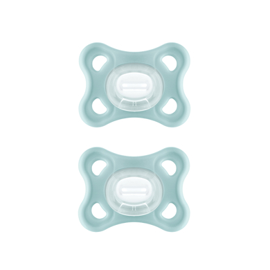 MAM Sucette Comfort 0-6 mois silicone menthe lot de 2