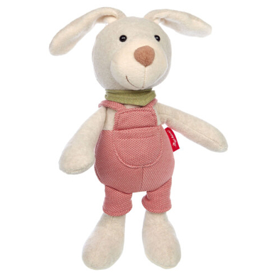 sigikid® Peluche lapin salopette rouge Sweety