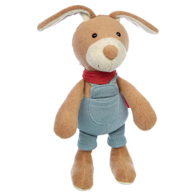 sigikid® Peluche lapin salopette bleu Sweety