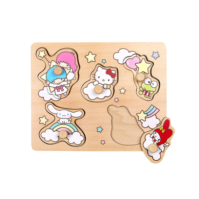 HELLO KITTY Puzzle bois, 5 pièces