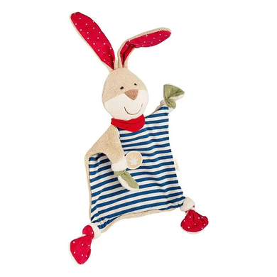 sigikid®Schuffeltuch lapin bleu rayé Classic