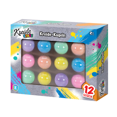 XTREM Giocattoli e sport KREIDESPASS - Palle di gesso, 12 pezzi