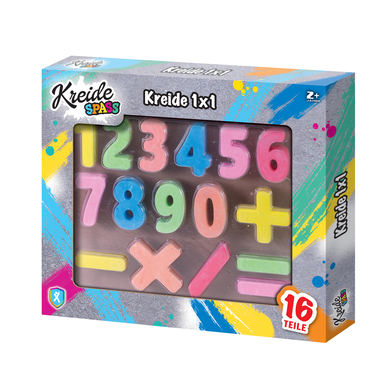 XTREM Giocattoli e sport KREIDESPASS - Gesso 1x1, 16 pezzi