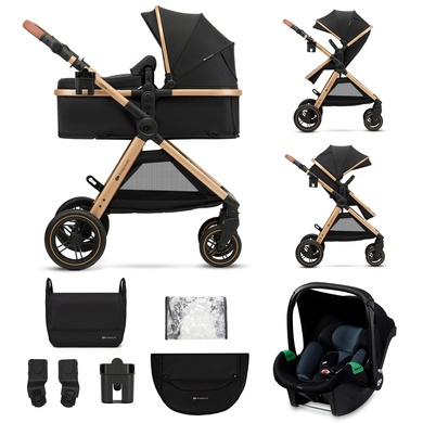 Kinderkraft Poussette trio combinée 3en1 ESME Pure Black