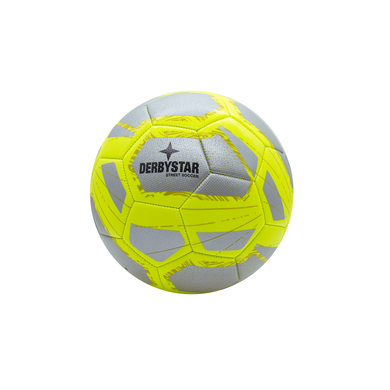 XTREM Toys and Sports Derbystar STREET SOCCER Football à domicile taille 5, ARGENT/JAUNE