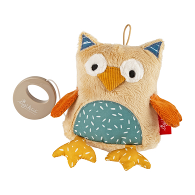 sigikid® Boîte à musique Hibou Yellow
