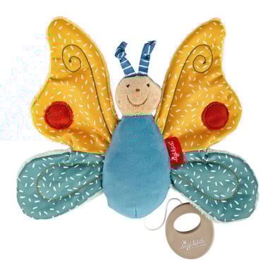 sigikid® Peluche musicale papillon Yellow multicolore