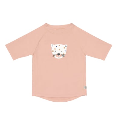 Image of LÄSSIG Camicia da bagno UV a maniche corte rosa leopardo