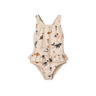LIEWOOD Amara Seersucker Maillot de bain créature des mers/ sand y
