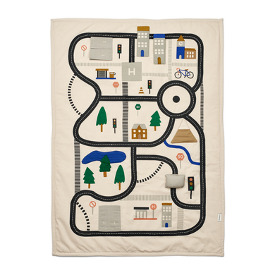 LIEWOOD Tapis d'activité transportable Adonna road map/sand