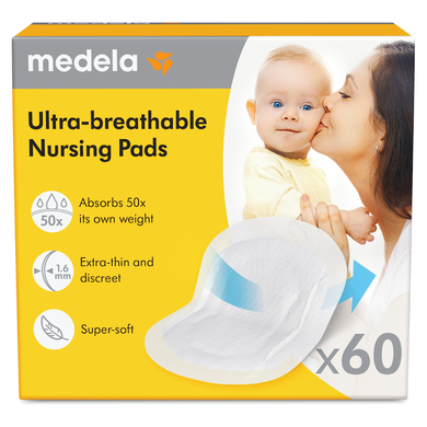 medela Coussinets d'allaitement jetables ultra-respirants 60 pièces