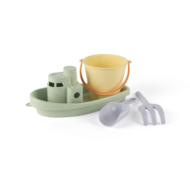 dantoy Ensemble classique de bateaux et de seaux pastel