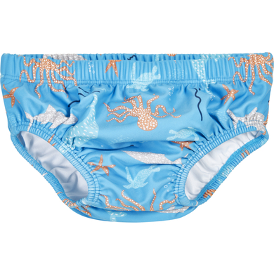 Image of Playshoes Pantaloni per pannolini animali marini turchese059