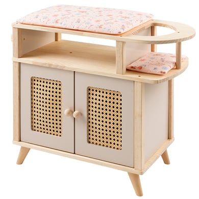 howa howa® Table à langer pour poupée miniflowers bois