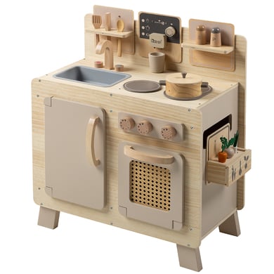 howa  cocina infantil foodiefun de madera naturalbeige