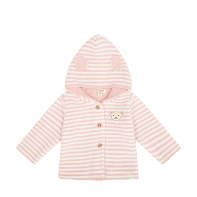 Steiff Stripes Silver Cardigan Rosa