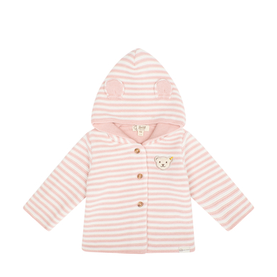 Steiff Cardigan Stripes Silver Rose