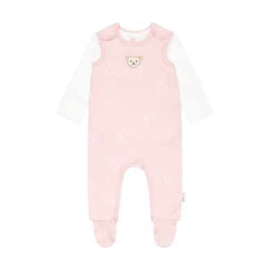 Image of Steiff Set tutina + maglietta a maniche lunghe GOTS - Rosa059