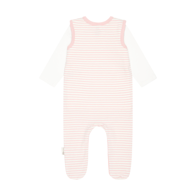 Steiff Ensemble grenouillère + T-shirt manches longues GOTS - Rose