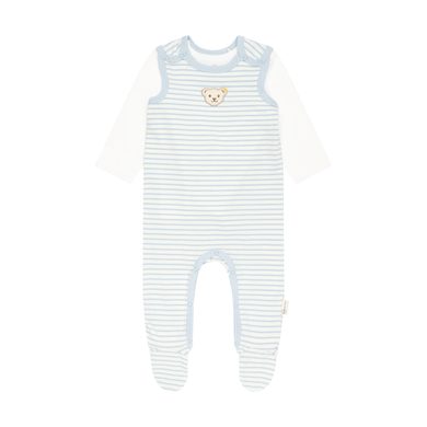 Steiff Ensemble grenouillère bleu céleste