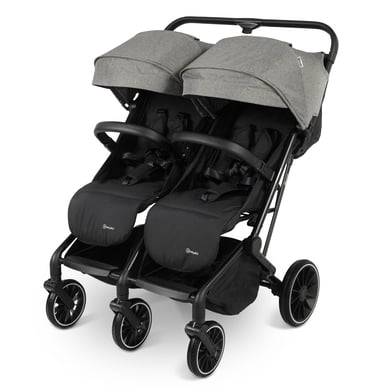 babygo silla de paseo gemelar gotwice gris