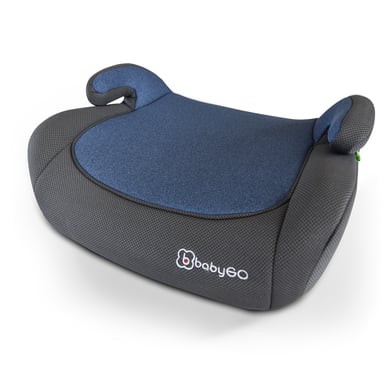 babyGO Rialzo per sedile auto Booster Booster i-size blu melange