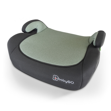 babyGO Rehausseur auto Booster i-Size green melange