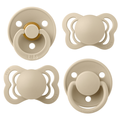 BIBS® Sucettes Try-it collection Vanilla 0-6 mois PP lot de 4
