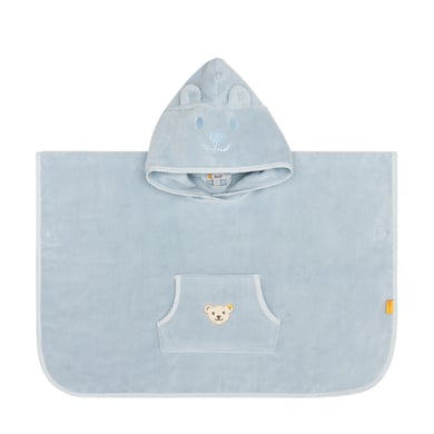 Image of Steiff Poncho da bagno Blu Celeste059