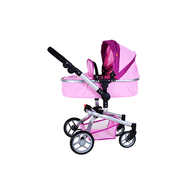 Knorr toys Boonk combi poppenwagen, prince ss roze