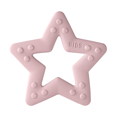 Image of BIBS® Teether Baby Bitie Star da 3 mesi rosa Plum059