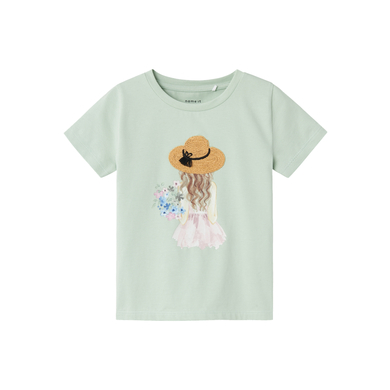 name it T-shirt Nmfhattie Silt Green