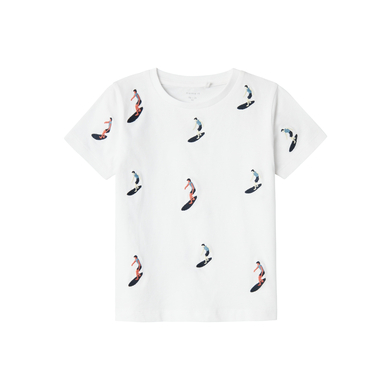 name it T-shirt Nmmhelur B right White