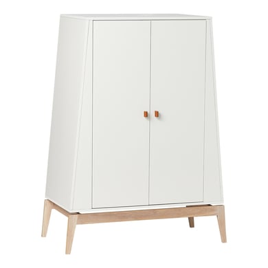 Leander Armoire enfant 2 portes Luna petite bois blanc