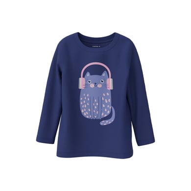 name it T-shirt manches longues Nmfolisia Beacon Blue
