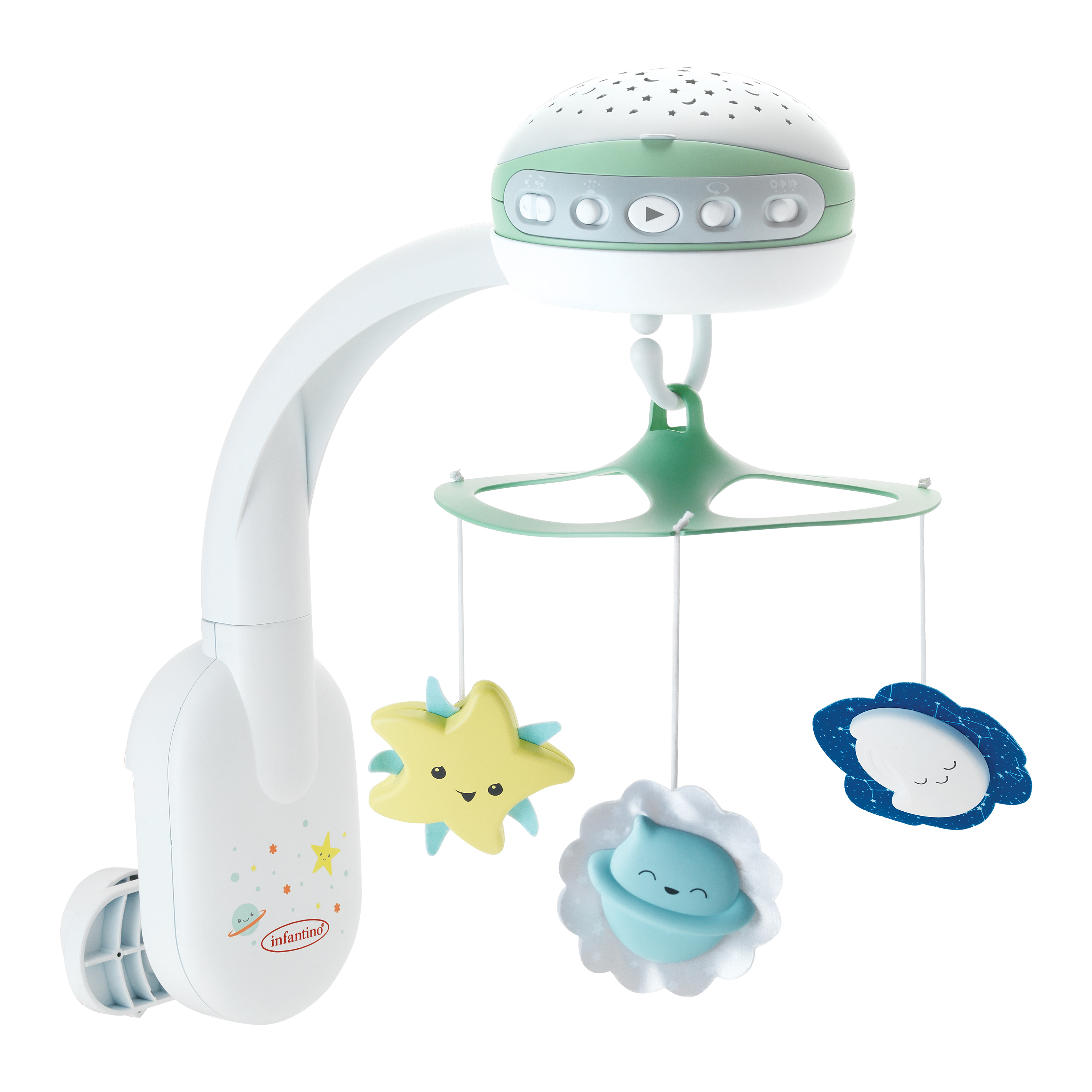 Infantino Mobile musical projecteur 3en1 menthe
