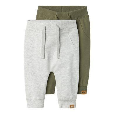 name it Light Sweatpants 2-pack Nbntakki Grå Melange