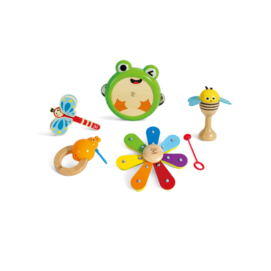 Hape Jouet musical ensemble percussions nature E0639