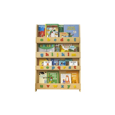 TIDY BOOKS tidy Bibliothèque enfant lettres colorées bois, naturel