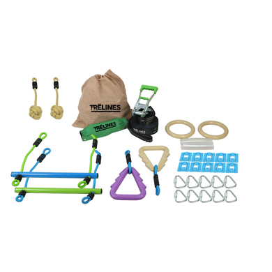 TRELINES Kit d'aventure ninja 10 mètres