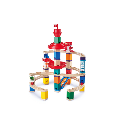 Hape Circuit à billes Quadrilla super château spirale E6024